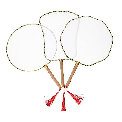 VILLFUL 3 Stück Blanko Fans für Diy Malerei Fächer mit Rundem Bambusgriff für Kreative Kunstprojekte Interaktive Bastelaktivitäten und Dekorative Gestaltung Zufällige Farbe VILLFUL 3 Stück Blanko Fans für Diy Malerei Fächer mit Rundem Bambusgriff für Kreative Kunstprojekte Interaktive Bastelaktivitäten und Dekorative Gestaltung Zufällige Farbe von VILLFUL