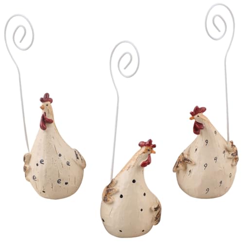 VILLFUL 3 Stück Kreativer Tisch notizhalter Hühner design Resin Visitenkarten Memo clips Bürodekoration Geschenke für Hochzeit Party Zuhause Gemütliche Stilvolle Tischkunst VILLFUL 3 Stück Kreativer Tisch notizhalter Hühner design Resin Visitenkarten Memo clips Bürodekoration Geschenke für Hochzeit Party Zuhause Gemütliche Stilvolle Tischkunst von VILLFUL