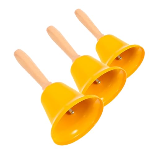 VILLFUL 3 Stück Laute Handglocke aus Metall mit Holzgriff Klare Klingel für Service Essen Schule und Empfang Leicht Tragbar Vielseitig Einsetzbar für Restaurant Hochzeit Party und Pflege VILLFUL 3 Stück Laute Handglocke aus Metall mit Holzgriff Klare Klingel für Service Essen Schule und Empfang Leicht Tragbar Vielseitig Einsetzbar für Restaurant Hochzeit Party und Pflege von VILLFUL