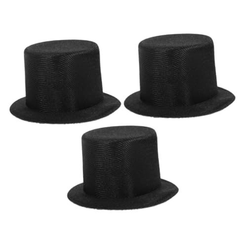 VILLFUL Miniaturhut Aus Stoff Für Schneemänner Handgefertigte Mini-hüte Diy-bastel-zubehör Dekorative Puppenhüte Winzige Haustierhüte von VILLFUL