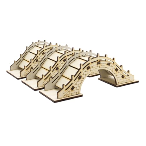 VILLFUL 3 Stück Mini -holzbrückenmodell Miniaturgartenverzierung Miniaturbrücke Miniaturmodell Einer Bogenbrücke Puppenhaus-Outdoor-Accessoires Miniatur-gartenzubehör Gartenbrücken Beige VILLFUL 3 Stück Mini -holzbrückenmodell Miniaturgartenverzierung Miniaturbrücke Miniaturmodell Einer Bogenbrücke Puppenhaus-Outdoor-Accessoires Miniatur-gartenzubehör Gartenbrücken Beige von VILLFUL