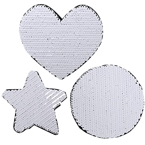 VILLFUL 3 Stück Pailletten Stoffaufkleber, Kleidungsapplikationen, Glitzer Kleidungsflicken, Pailletten Patches, Ornamente, Patches, Dekorationen, Stoffflicken, Zum Aufbügeln, Kreative VILLFUL 3 Stück Pailletten Stoffaufkleber, Kleidungsapplikationen, Glitzer Kleidungsflicken, Pailletten Patches, Ornamente, Patches, Dekorationen, Stoffflicken, Zum Aufbügeln, Kreative von VILLFUL