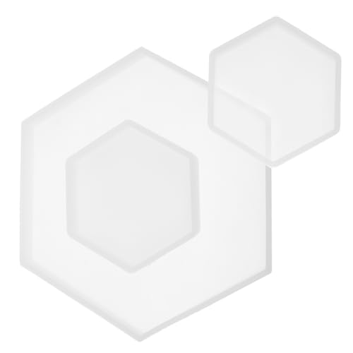 VILLFUL 3 Stück Silikon Hexagon Gießform DIY Schmuckherstellung Große Kleine Formen Flexibles und Langlebiges Silikon für Epoxidharz und Bastelprojekte VILLFUL 3 Stück Silikon Hexagon Gießform DIY Schmuckherstellung Große Kleine Formen Flexibles und Langlebiges Silikon für Epoxidharz und Bastelprojekte von VILLFUL