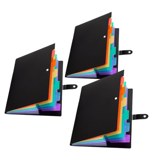 VILLFUL 3 Stück Teiliges Expanding File Organizer Mehrschichtiger Dokumenten Organizer mit Großer Kapazität Robuster und Praktischer Aktenmappe für Büro und Studium Sicherer und Tragbarer VILLFUL 3 Stück Teiliges Expanding File Organizer Mehrschichtiger Dokumenten Organizer mit Großer Kapazität Robuster und Praktischer Aktenmappe für Büro und Studium Sicherer und Tragbarer von VILLFUL