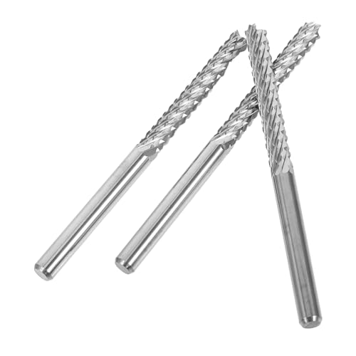 VILLFUL 3 Stück Teiliges Hartmetall Fräser Wolframstahl Bohrer für Metallbearbeitung Cnc Gravur Fräsen von Verbundmaterialien VILLFUL 3 Stück Teiliges Hartmetall Fräser Wolframstahl Bohrer für Metallbearbeitung Cnc Gravur Fräsen von Verbundmaterialien von VILLFUL