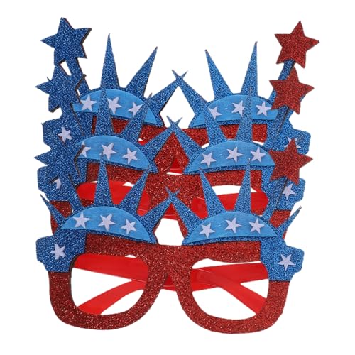 VILLFUL 3 Stück Teiliges Set Sonnenbrillen für Erwachsene Patriotische Brille für Independence Day und Amerikanische Themenpartys Stylische Accessoires für Feiern und Events VILLFUL 3 Stück Teiliges Set Sonnenbrillen für Erwachsene Patriotische Brille für Independence Day und Amerikanische Themenpartys Stylische Accessoires für Feiern und Events von VILLFUL