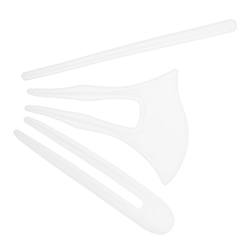 VILLFUL 3 Stück Teiliges Silikon Haarstab Gießform für Epoxidharz Haarspangen DIY Flexible Transparente Silikonform für Handgefertigte Haarschmuckherstellung Langlebig und Vielseitig von VILLFUL