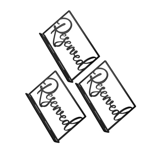 VILLFUL 3 Stück Tischreservierungsschilder für Hochzeiten Restaurants und Sitzplatzreservierungssymbole Schwarz Personalisierbar für VILLFUL 3 Stück Tischreservierungsschilder für Hochzeiten Restaurants und Sitzplatzreservierungssymbole Schwarz Personalisierbar für von VILLFUL