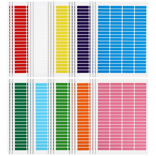 VILLFUL 30 Blatt Bunte Selbstklebende Etiketten Rot Orange Gelb Grün Vielseitige Beschriftungsaufkleber für Organisation und Kennzeichnung VILLFUL 30 Blatt Bunte Selbstklebende Etiketten Rot Orange Gelb Grün Vielseitige Beschriftungsaufkleber für Organisation und Kennzeichnung von VILLFUL