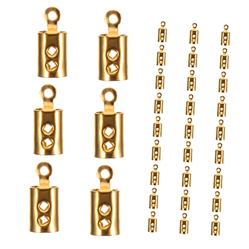 VILLFUL 30 Stück Armbandverschlüsse Diy Schmuckverbindungen Glänzende und Langlebige Klammern für Armbänder und Installieren und Leicht Auszutauschen von VILLFUL