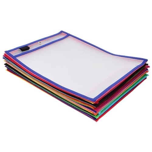 VILLFUL 30 Stück Beschreibbar Trockener Radiergummi Tasche Klassenzimmer Müssen Haben Schreib- Und Wischtaschen Klare Taschen Für Das Klassenzimmer Büro Zufällige Farbe VILLFUL 30 Stück Beschreibbar Trockener Radiergummi Tasche Klassenzimmer Müssen Haben Schreib- Und Wischtaschen Klare Taschen Für Das Klassenzimmer Büro Zufällige Farbe von VILLFUL