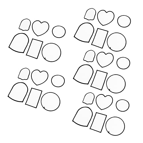 VILLFUL 30 Stück DIY Bekleidungsreparatur Patches Leere Bügel Patches für Kreative Projekte Langlebig und Vielseitig Einsetzbar für Kleidung und Dekoration von VILLFUL
