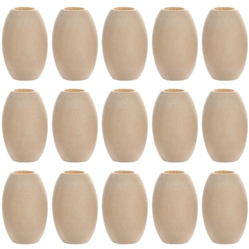 VILLFUL 30 Stück Dekorative Holzperlen Basteln Holzperlen Holzperlen Im Used Look DIY Zubehör DIY Perlen Wissenschaftliche Holzperlen DIY Holzperlen Holzperlen In Großen Mengen DIY von VILLFUL
