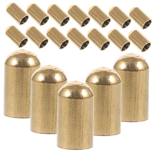 VILLFUL 30 Stück Metall Seil-endkappenstopper Kordel-endverbinder Kordel-endkappen Mit Druckknopf Für Armbänder Und Halsketten VILLFUL 30 Stück Metall Seil-endkappenstopper Kordel-endverbinder Kordel-endkappen Mit Druckknopf Für Armbänder Und Halsketten von VILLFUL