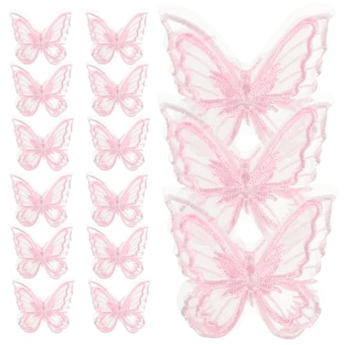 VILLFUL 30 Stück Mesh Schmetterlings Patch Stoff Zum Nähen Von Kleidung, Schmetterlings Patches, Kleiderapplikation, Organza Schmetterlinge, Zarte Stickpatches, Applikationen Für VILLFUL 30 Stück Mesh Schmetterlings Patch Stoff Zum Nähen Von Kleidung, Schmetterlings Patches, Kleiderapplikation, Organza Schmetterlinge, Zarte Stickpatches, Applikationen Für von VILLFUL