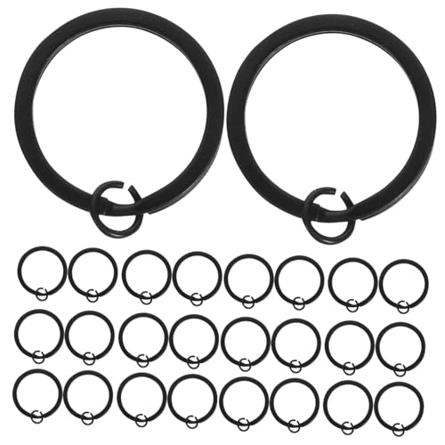 VILLFUL 30 Stück Metall Schlüsselringe Flach Spritzlack Beschichtet Leicht Tragbar Für Auto Haus Büro DIY Basteln Hundeanhänger Schlüsselanhänger Zubehör VILLFUL 30 Stück Metall Schlüsselringe Flach Spritzlack Beschichtet Leicht Tragbar Für Auto Haus Büro DIY Basteln Hundeanhänger Schlüsselanhänger Zubehör von VILLFUL