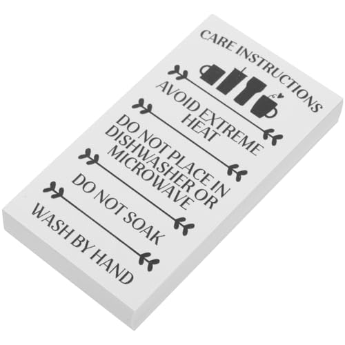 VILLFUL 30 Stück Pflegeanleitungskarten, Paketkarten, Pflegekarten Für Becher, Anleitungs Pflegekarten, Becher Pflegeetiketten, Tassen Pflegekarten, Anleitungskarten, Einlagen, Becher VILLFUL 30 Stück Pflegeanleitungskarten, Paketkarten, Pflegekarten Für Becher, Anleitungs Pflegekarten, Becher Pflegeetiketten, Tassen Pflegekarten, Anleitungskarten, Einlagen, Becher von VILLFUL