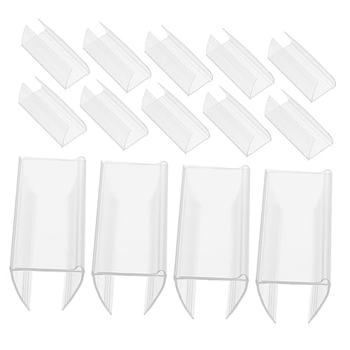 VILLFUL 30 Stück Preisbalken Clips, Preisschildhalter, Regaletikettenhalter, Schilderdisplayhalter, Etikettenhalter, Display Etikettenständer, Preisschildhalter, Einzelhandelsregal von VILLFUL