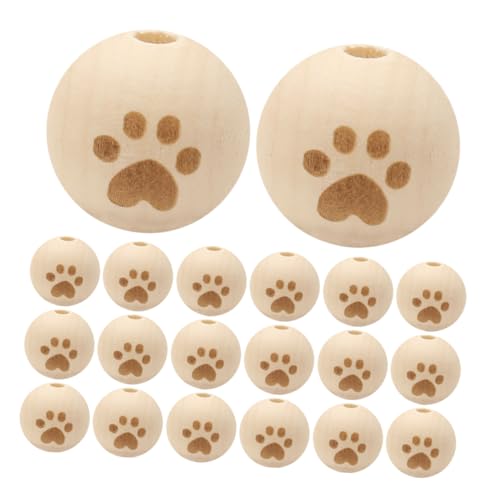 VILLFUL 30 Stück Runde Holzperlen Natürliche Unlackierte Holzperlen mit Großen Löchern für Diy Schmuck Bastelprojekte Makramee und Dekoration Hochwertige Handgemachte Bastelperlen VILLFUL 30 Stück Runde Holzperlen Natürliche Unlackierte Holzperlen mit Großen Löchern für Diy Schmuck Bastelprojekte Makramee und Dekoration Hochwertige Handgemachte Bastelperlen von VILLFUL