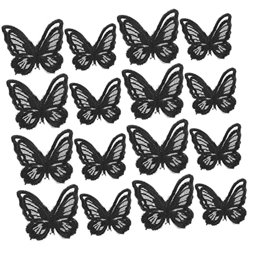 VILLFUL 30 Stück Spitze Bestickte Schmetterlingsflicken Stoffflicken Kleidungsaccessoires Zum Verschönern Oder Reparieren Von Taschen Geldbörsen Hüten Und Kleidung VILLFUL 30 Stück Spitze Bestickte Schmetterlingsflicken Stoffflicken Kleidungsaccessoires Zum Verschönern Oder Reparieren Von Taschen Geldbörsen Hüten Und Kleidung von VILLFUL