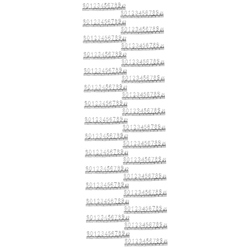 VILLFUL 30 Stück Tag Schmuck Display Schmuck Etiketten Display Würfel Zeichen Schmuck Display Metall Display Schmuck Zeichen Digital Board VILLFUL 30 Stück Tag Schmuck Display Schmuck Etiketten Display Würfel Zeichen Schmuck Display Metall Display Schmuck Zeichen Digital Board von VILLFUL