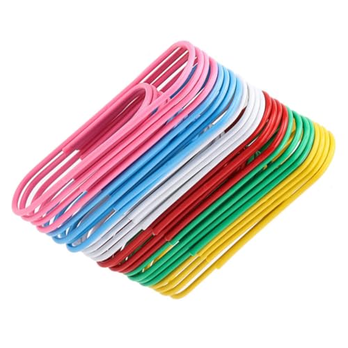 VILLFUL 30 Stück Teiliges Bunte Büroklammern Plastikbeschichtete Metallklammern für Schule und Büro Sicheres Halten Praktisch Vielseitig Einsetzbar zur Dokumentenorganisation VILLFUL 30 Stück Teiliges Bunte Büroklammern Plastikbeschichtete Metallklammern für Schule und Büro Sicheres Halten Praktisch Vielseitig Einsetzbar zur Dokumentenorganisation von VILLFUL