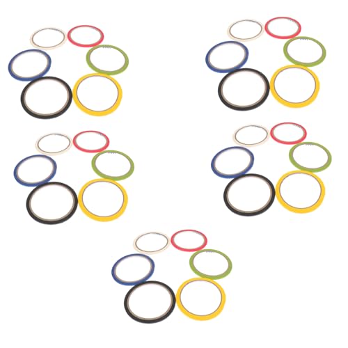VILLFUL 30 Stück Teiliges Buntes Klebeband Mode Handreißbares Selbstklebendes Papierband zum Markieren von Kleidung Vielseitig Einsetzbar Papier für Näher und Bastler von VILLFUL