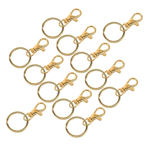 VILLFUL 30 Stück Teiliges Goldene Schlüsselringe mit Drehhaken und Karabiner für Diy Schlüsselanhänger Zubehör Zinklegierung und Vielseitig und Langlebig für Kreative Projekte VILLFUL 30 Stück Teiliges Goldene Schlüsselringe mit Drehhaken und Karabiner für Diy Schlüsselanhänger Zubehör Zinklegierung und Vielseitig und Langlebig für Kreative Projekte von VILLFUL
