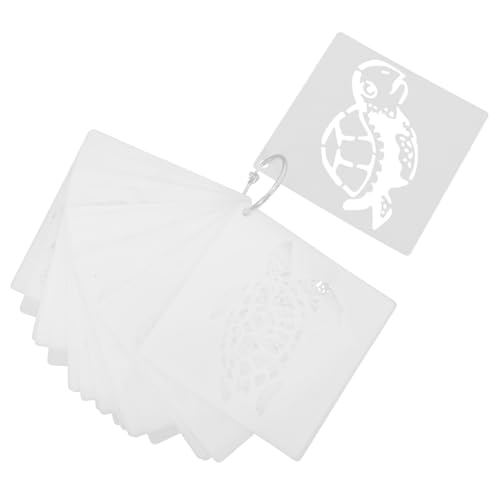 VILLFUL 30 Stück Teiliges Schablonenset mit Meeresschildkröten Wiederverwendbare Malvorlagen für Kunstprojekte für Wandgestaltung Stoff und Scrapbooking VILLFUL 30 Stück Teiliges Schablonenset mit Meeresschildkröten Wiederverwendbare Malvorlagen für Kunstprojekte für Wandgestaltung Stoff und Scrapbooking von VILLFUL