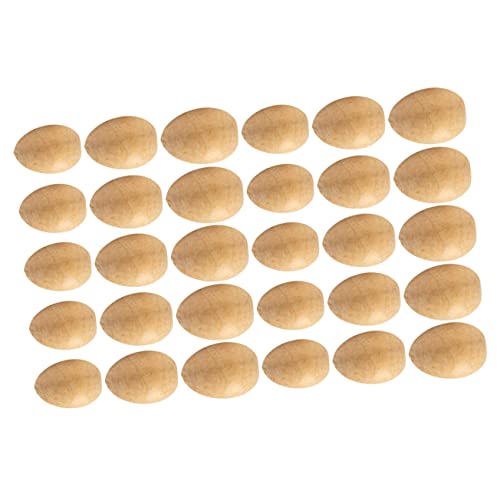 VILLFUL 30 Stück Unbemalte Holz Eier DIY Deko für Ostern Kreative Bastelmaterialien für Familienfeiern Requisiten für Fotografie und Handwerksprojekte VILLFUL 30 Stück Unbemalte Holz Eier DIY Deko für Ostern Kreative Bastelmaterialien für Familienfeiern Requisiten für Fotografie und Handwerksprojekte von VILLFUL