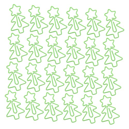 VILLFUL 30 Stück Weihnachtsbaum Büroklammern Dekorative Papierclips für Schule und Büro Süße Lesezeichen aus Metall Vielseitige Dokumentenklammern Grün VILLFUL 30 Stück Weihnachtsbaum Büroklammern Dekorative Papierclips für Schule und Büro Süße Lesezeichen aus Metall Vielseitige Dokumentenklammern Grün von VILLFUL