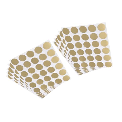 VILLFUL 300 Stück Kratzen Sie Selbst Klebendes Papier Belohnungsaufkleber Zum Rubbeln Belohnungsprogrammetiketten Diy -verlosung Aufkleber Belohnungsprogrammaufkleber Golden von VILLFUL