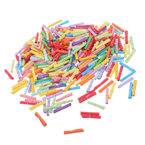 VILLFUL 300 Stück Mini Papierrollen Farbige Vintage Wunschpapier für Flaschen für Hochzeiten Geburtstage und Festliche Dekorationen Schreibpapier für Persönliche Nachrichten von VILLFUL