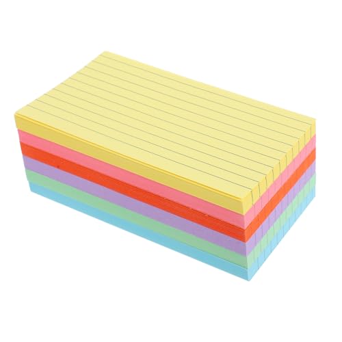 VILLFUL Notizblock Mit 300 Bunte Karteikarten Liniert Doppelseitig Kompakt Für Lernen Notizen Und Organisation VILLFUL Notizblock Mit 300 Bunte Karteikarten Liniert Doppelseitig Kompakt Für Lernen Notizen Und Organisation von VILLFUL
