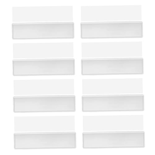 VILLFUL 30Er Set Wasserdichte, Transparente Etikettenhalter Zum Aufkleben, Etikettenhalter Für Körbe, Etiketten Für Regale, Selbstklebende Etikettentaschen, Kunststoffetiketten, von VILLFUL