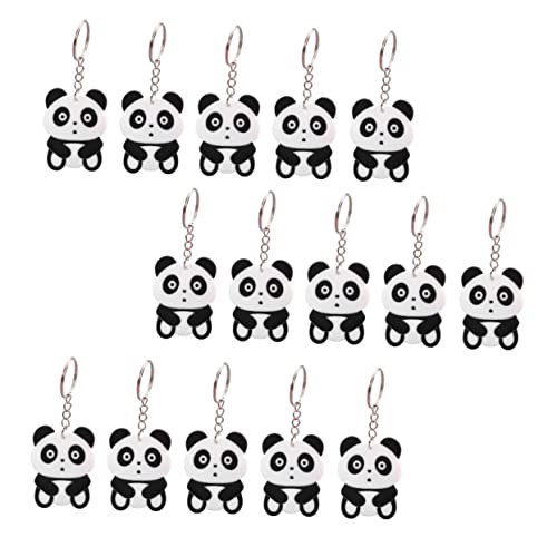 VILLFUL 30Stücke Karikatur Panda Schlüsselanhänger Lustige Taschenanhänger für Sportveranstaltungen und Souvenirs Leicht Langlebig für Panda Fans von VILLFUL