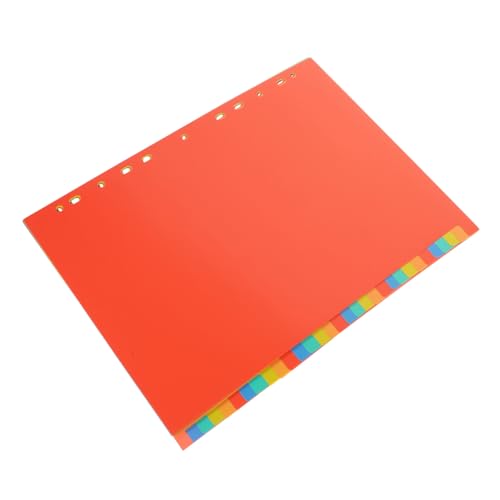 VILLFUL 31 Blatt Registerblätter mit Farbigen Trennblättern Stabile Kunststoff register für Ringbücher Langlebige Indexseiten für Dokumentenorganisation Geeignet für Schule und Büro VILLFUL 31 Blatt Registerblätter mit Farbigen Trennblättern Stabile Kunststoff register für Ringbücher Langlebige Indexseiten für Dokumentenorganisation Geeignet für Schule und Büro von VILLFUL