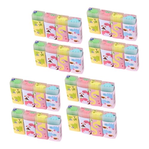 VILLFUL 32 Stück Kawaii Dinosaurier Radiergummis für Schreibwaren mit Niedlichen Motiven für Schule und Klassenzimmer für Kreative Projekte von VILLFUL