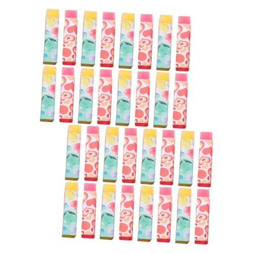 VILLFUL 32 Stück Mini Kawaii Radiergummis Herzform Radierer für Schule und Komfortable Radiergummis für Mitgebsel für Valentinstag von VILLFUL