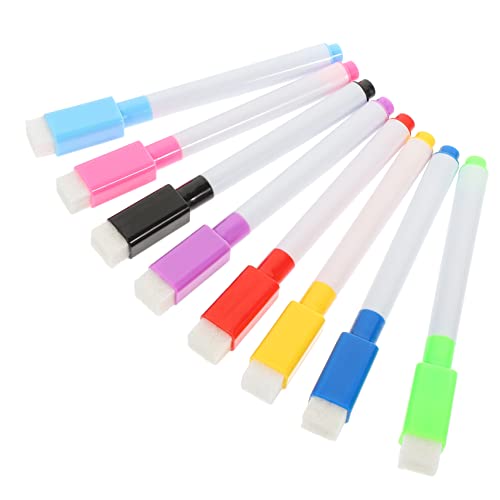 VILLFUL 32 Stück Teiliges Abwaschbare Whiteboard Marker mit Radierer Stifte für Klassenzimmer Bürobedarf und Kreative Anwendungen Leicht und Komfortabel Handhabung von VILLFUL
