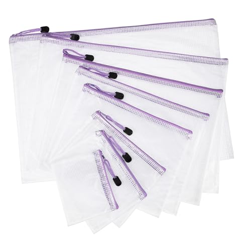 VILLFUL 32 Stück Teiliges Transparente Mesh Zipper Dokumententaschen in Verschiedenen Robuste Leichte Organizer Beutel für Papier Büro und Reise Wasserabweisend für Effiziente Aufbewahrung VILLFUL 32 Stück Teiliges Transparente Mesh Zipper Dokumententaschen in Verschiedenen Robuste Leichte Organizer Beutel für Papier Büro und Reise Wasserabweisend für Effiziente Aufbewahrung von VILLFUL