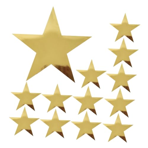 VILLFUL 35 Stück Teiliges Papierstern Dekorationsset Goldene Sterne zum Beschriften Hochzeit Party DIY Supplies Glänzende Stern Konfetti für Festliche Anlässe und Fotohintergrund VILLFUL 35 Stück Teiliges Papierstern Dekorationsset Goldene Sterne zum Beschriften Hochzeit Party DIY Supplies Glänzende Stern Konfetti für Festliche Anlässe und Fotohintergrund von VILLFUL
