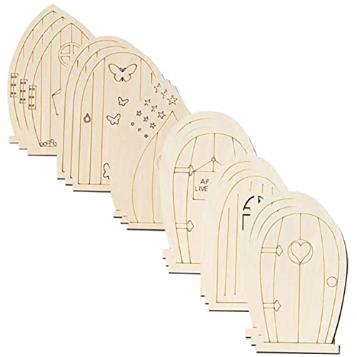 VILLFUL 36 Stück Mikro Landschafts Feentor, Leere Holzscheiben, Mini Tür, DIY Holzornamente, Holzornament Ausschnitte, Holzscheiben, Zarte Holzscheiben, DIY Bastelmaterial, VILLFUL 36 Stück Mikro Landschafts Feentor, Leere Holzscheiben, Mini Tür, DIY Holzornamente, Holzornament Ausschnitte, Holzscheiben, Zarte Holzscheiben, DIY Bastelmaterial, von VILLFUL