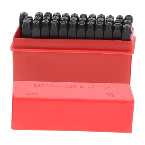 VILLFUL 36 Stück Teiliges und Buchstabenstempeln Metallstempel für Robust und Vielseitig Einsetzbar für Diy Projekte und Gestaltungen VILLFUL 36 Stück Teiliges und Buchstabenstempeln Metallstempel für Robust und Vielseitig Einsetzbar für Diy Projekte und Gestaltungen von VILLFUL
