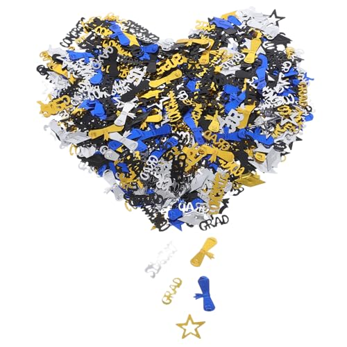 VILLFUL 3Er-Packungen Abschluss Konfetti Set Pack Tischdekoration für Abschlussfeier Glänzende Designs Diplomen Kindergarten und Hochschulabschlüsse VILLFUL 3Er-Packungen Abschluss Konfetti Set Pack Tischdekoration für Abschlussfeier Glänzende Designs Diplomen Kindergarten und Hochschulabschlüsse von VILLFUL