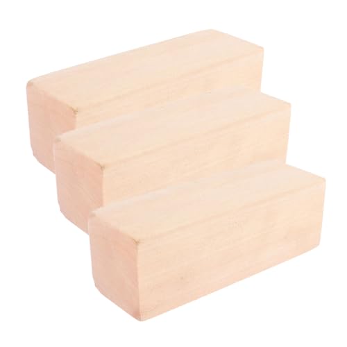 VILLFUL 3Stücke Rechteckige Holzblöcke Pappelsperrholz Handgeschnitzt Material für Modellbau Bastelprojekte DIY Holzschnitzerei Dekorative Kunstwerke VILLFUL 3Stücke Rechteckige Holzblöcke Pappelsperrholz Handgeschnitzt Material für Modellbau Bastelprojekte DIY Holzschnitzerei Dekorative Kunstwerke von VILLFUL