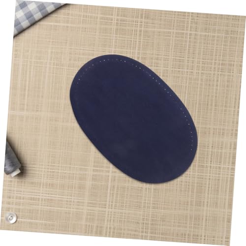 VILLFUL 4 Paare Ellbogenflicken Oval zum Aufnähen Lint Reparatur Applikationen für Pullover Hosen und Jacken Einsetzbare Weiche Langlebige Flicken für Herren und Damen von VILLFUL