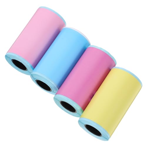 VILLFUL 4 Rollen Etiketten Selbstklebend für Mini Drucker Wasserfest Stark Haftend Vielseitig Einsetzbar als Versandetiketten Flaschen und Preisschilder Langlebig und Abwischbar VILLFUL 4 Rollen Etiketten Selbstklebend für Mini Drucker Wasserfest Stark Haftend Vielseitig Einsetzbar als Versandetiketten Flaschen und Preisschilder Langlebig und Abwischbar von VILLFUL