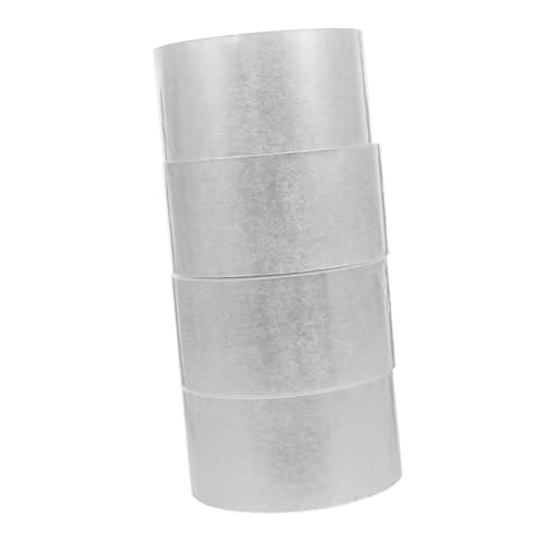 VILLFUL 4 Rollen Karton Sealing Klebebänder Transparent Verpackungsband für Zuhause Büro und Hohe Klebekraft für Kartonversand und Geschenkverpackung von VILLFUL