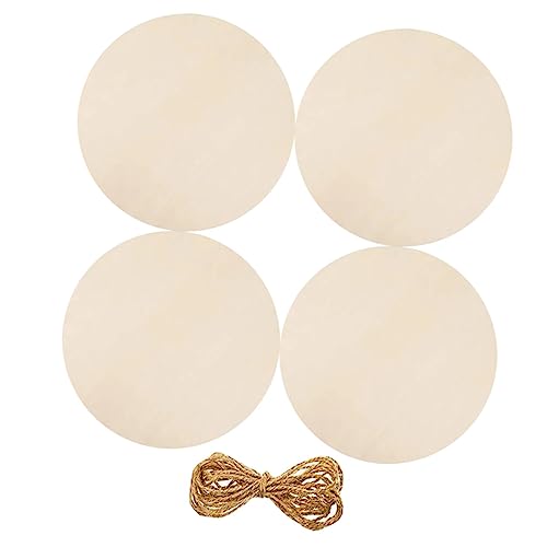 VILLFUL 4 Sets Runde Holzscheiben, Holzausschnitt, DIY Materialien, Unbehandelte Holzscheiben, DIY Holztafel, Einfache Holzscheibe, Unbehandelte Runde Holzscheiben, DIY Zeichenplatte, VILLFUL 4 Sets Runde Holzscheiben, Holzausschnitt, DIY Materialien, Unbehandelte Holzscheiben, DIY Holztafel, Einfache Holzscheibe, Unbehandelte Runde Holzscheiben, DIY Zeichenplatte, von VILLFUL